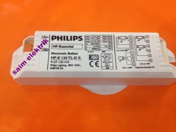 PHILIPS 36W ELEKTRONİK BALAST ürün görseli 1