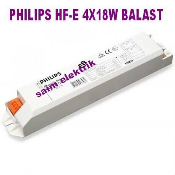 HF-E PHILIPS 4X18W BALAST ürün görseli 1