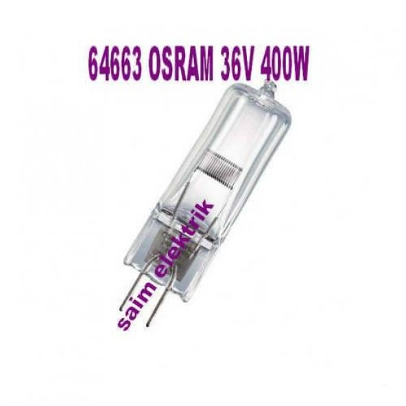 64663 OSRAM 36V 400W ürün görseli 1