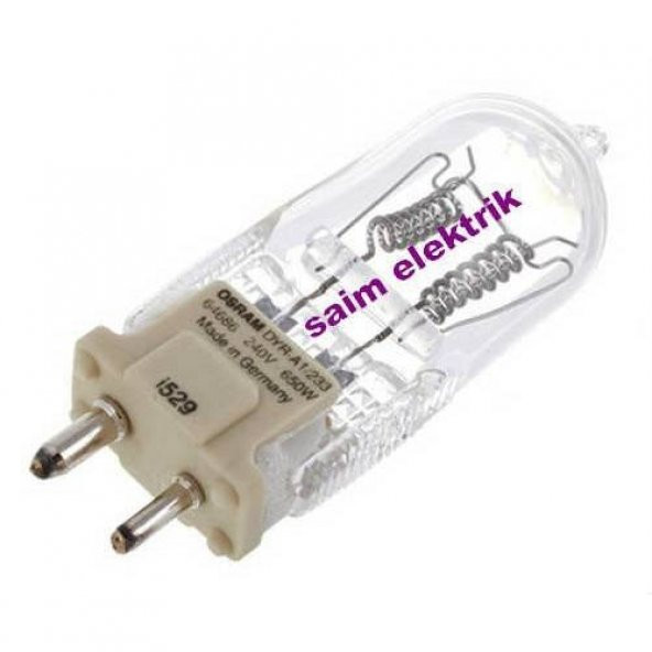 64686 OSRAM DRY 650W 230-240V HALOJEN AMPÜL ürün görseli 1