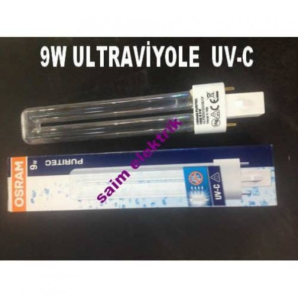9W ULTRAVİYOLE LAMBA OSRAM UV-C ürün görseli 1