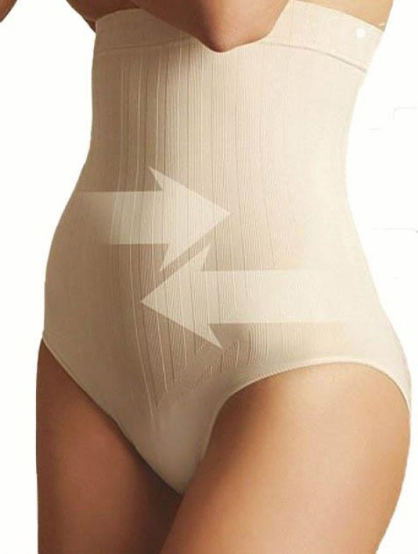 Anıl 2477 Kadın Dikişsiz Yüksek Bel Slip Korse ürün görseli 1