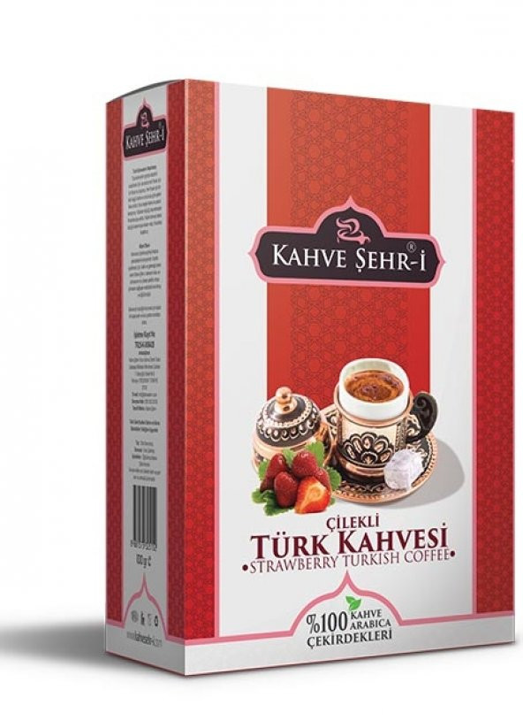 Çilekli Türk Kahvesi 100 Orjinal Ürün ürün görseli 1