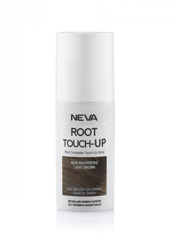 Neva Root Touch-Up Saç Dipleri İçn Kapatıcı Sprey Açık Kahverengi ürün görseli 1