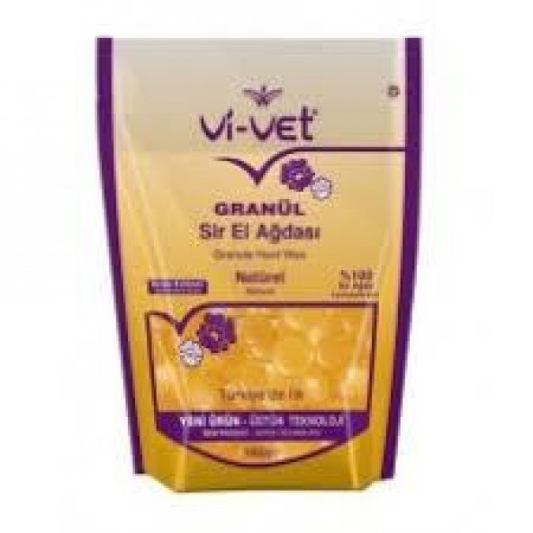 Vi-Vet Granül Sir El Ağdası Yedek Naturel İnci Ağda 250gr ürün görseli 1