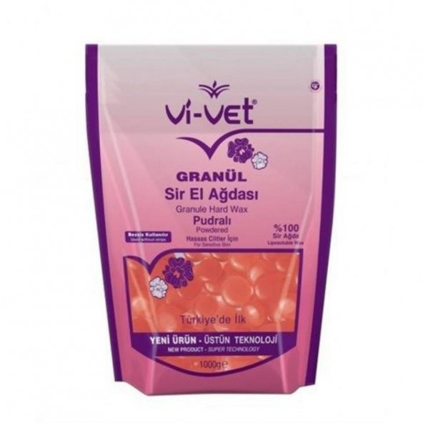 Vi-Vet Granül Sir El Ağdası Yedek Pudralı İnci Ağda 250gr ürün görseli 1