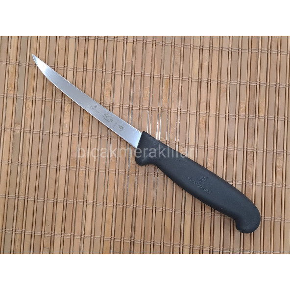 Victorinox 5.6203.12 12cm Siyah Ekstra Dar Ağız Sıyırma Bıçağı ürün görseli 1