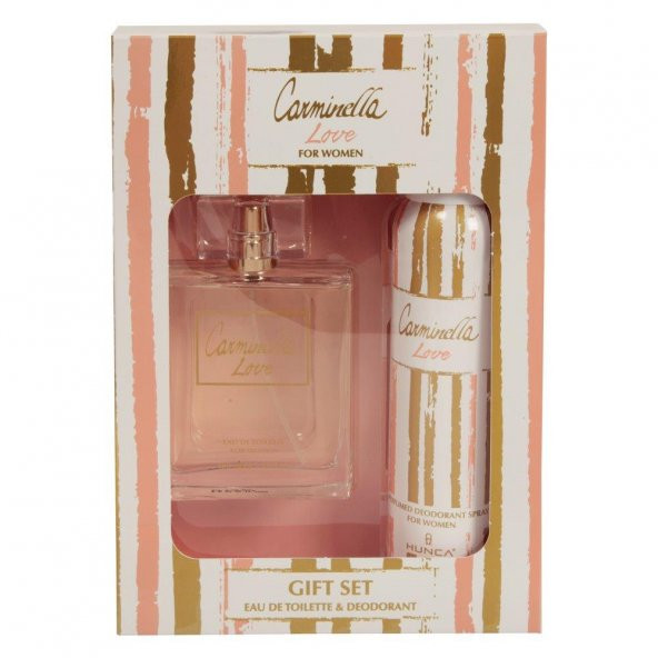 Carminella Love 100ml Edt + 150ml Deodorant Kadın Parfüm Set ürün görseli 1