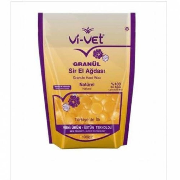 Vi-Vet Granul Sir El Ağdası Natural Soyulabilir İnci Ağda 1000g ürün görseli 1