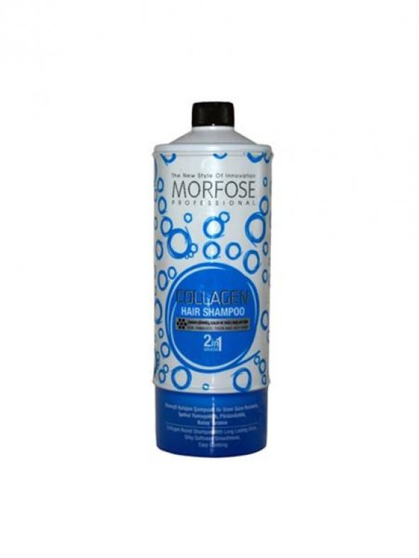 Morfose 1000ml. Collagen Şampuan 2 Si 1 Arada Zayıf Zarar Görmüş Saçlar ürün görseli 1
