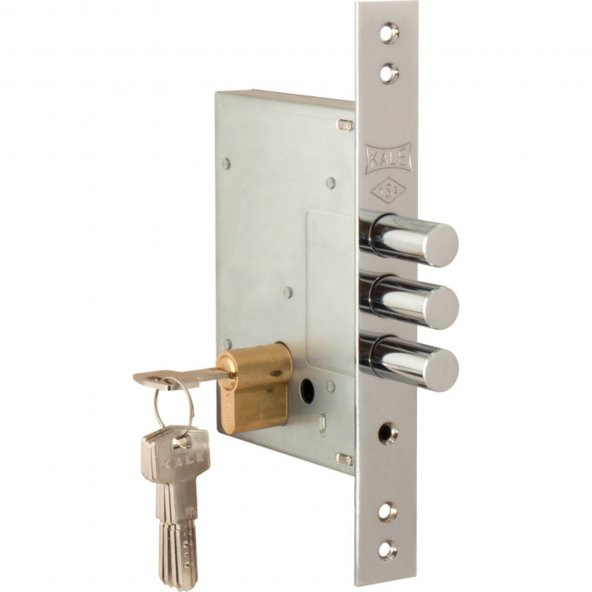 PLUS ÇELİK KAPI EMNİYET KİLİDİ GM SATEN 60 MM ürün görseli 1