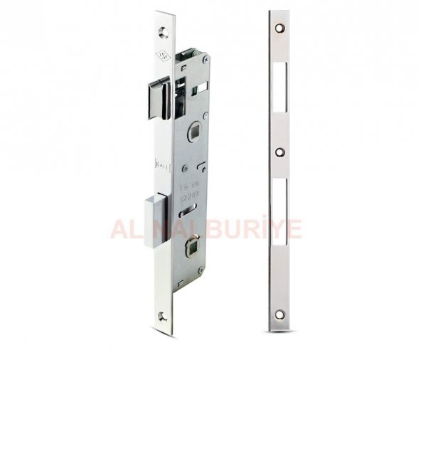 PVC DOĞRAMA İÇİN BANYO WC KİLİDİ KROM 20 MM ürün görseli 1