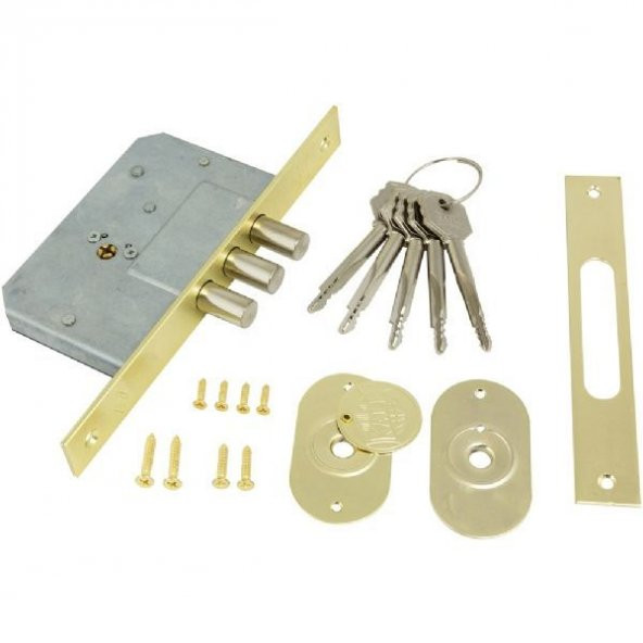 PRAZİS SİLİNDİRLİ EMNİYET 3 MİLLİ 45 MM NİKEL 3 ürün görseli 1