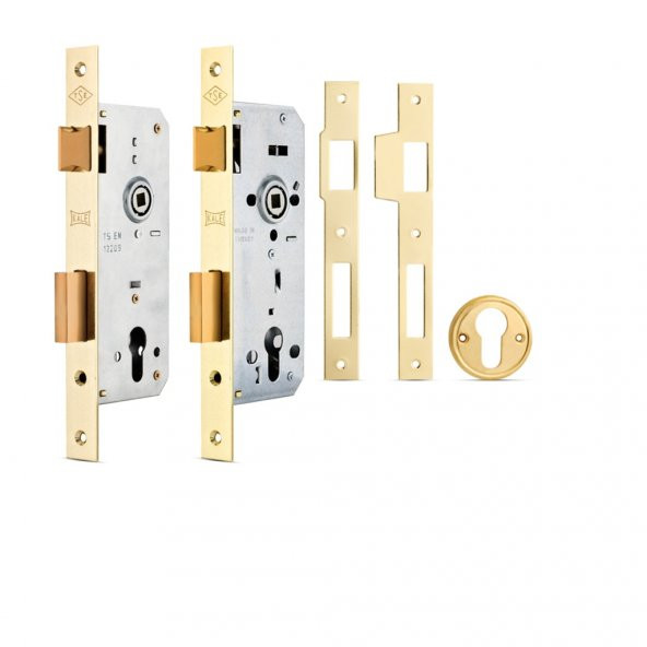 STANDART SİLİNDİRLİ DAİRE KİLİDİ ROZET 40 MM NİKEL ürün görseli 1