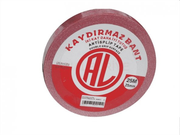 KAYDIRMAZLIK BANDI KIRMIZI 25 MM 25 MT ürün görseli 1