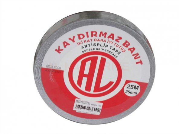 KAYDIRMAZLIK BANDI GRİ 25 MM 25 MT ürün görseli 1