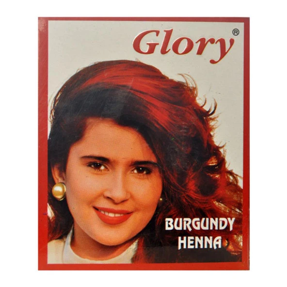 Glory Glory Kızıl Hint Kınası (Burgundy Henna) 10 Gr Paket ürün görseli 1