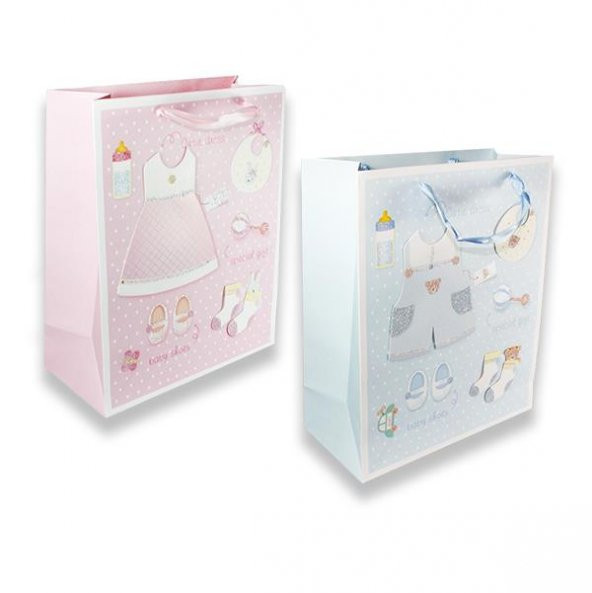 1 Adet 26x32cm Karton Çanta Baby Shoes Ayakkabı ürün görseli 1