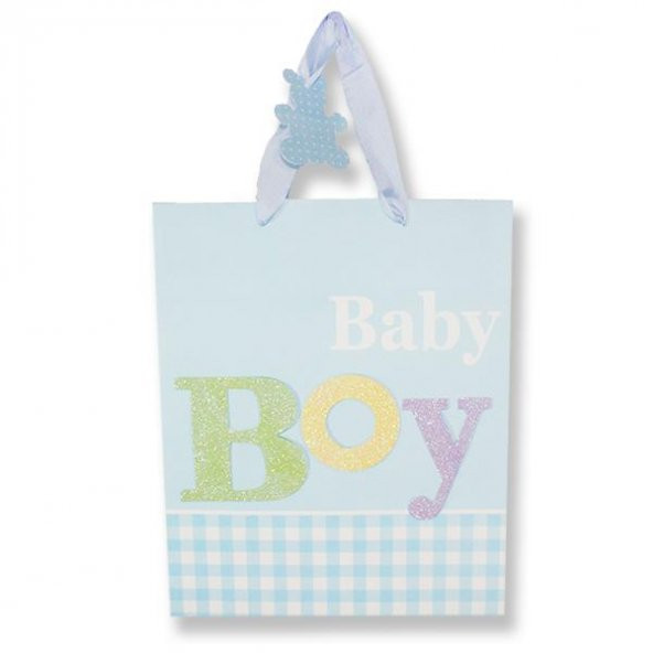 1 Adet 26x32cm Karton Çanta Baby Boy - Resim 2