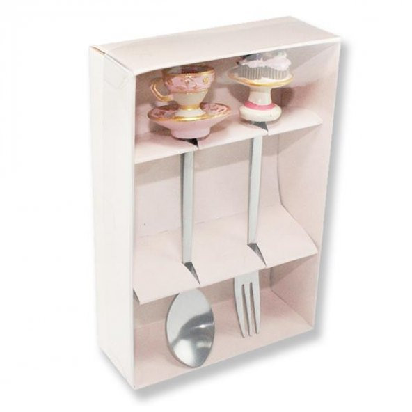 Fincanlı Kaşık Cupcakeli Çatal ürün görseli 1