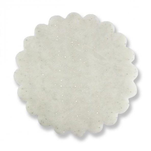 100 Adet 22cm Puantiyeli Organze Tül - Resim 2