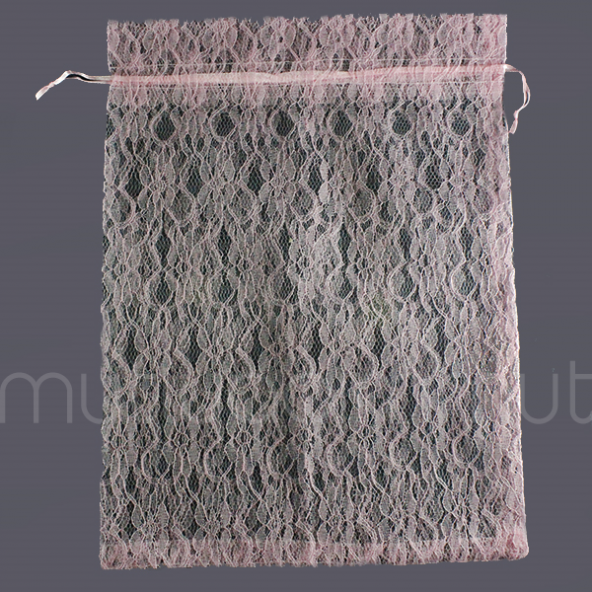 6 Adet 30x40cm Dantel Kese Hediyelik Kese ürün görseli 1