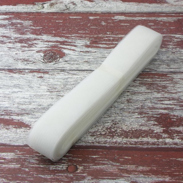 4,5cm X 25metre Düz Gren Esnek Kurdela Gelinlik Abiye ürün görseli 1
