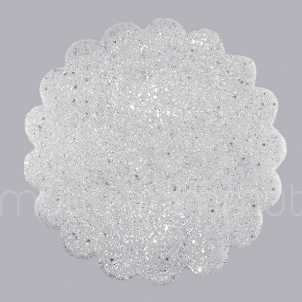 Parlak Pullu Organze Tül 26 Cm 50 Adet - Resim 3