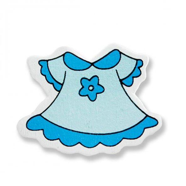 Ahşap Sticker Elbise 12 Adet ürün görseli 1