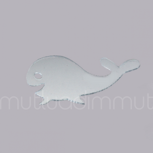 Pleksi Ayna Sticker Yunus 12 Adet - Resim 2