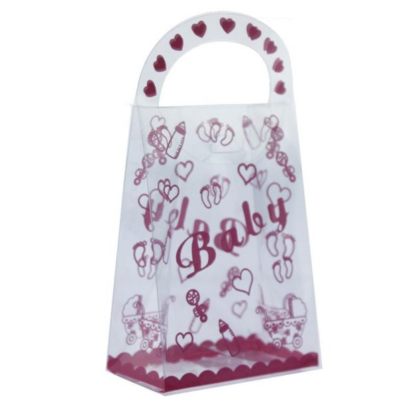 25 Adet 7x13cm Baby Yazılı Asetat Çanta ürün görseli 1