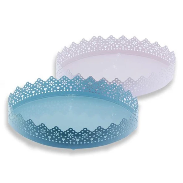 Oval Metal Tepsi 29x21cm - Resim 4