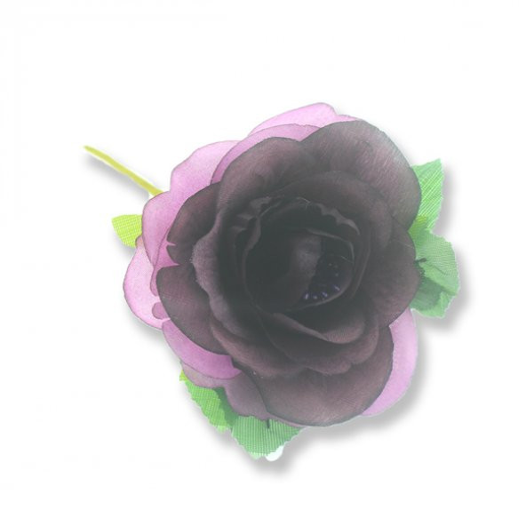 4 Adet 5,5cm Kumaş Çiçek Gül - Resim 6