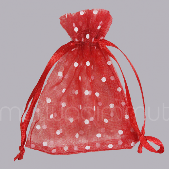 12 Adet Puanlı Kese 7x9cm - Resim 3