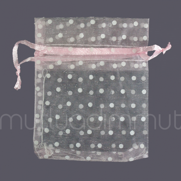 12 Adet Puanlı Kese 7x9cm - Resim 6