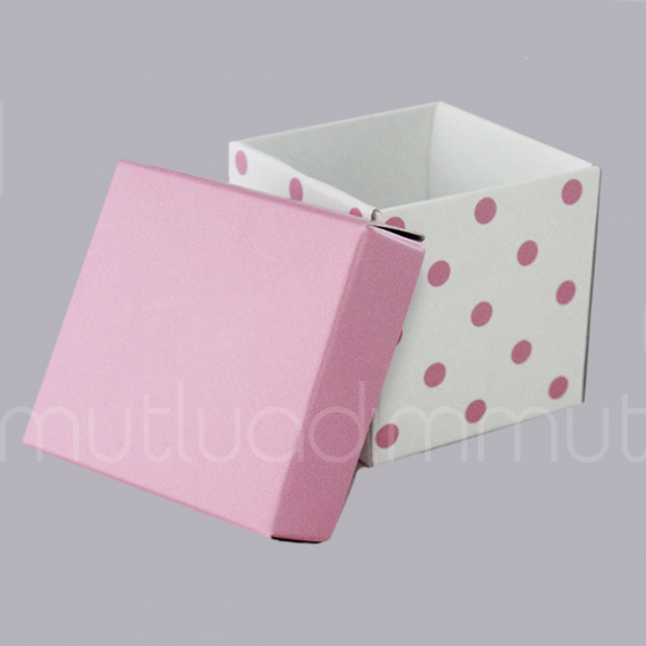 50 Adet 5x5cm Puanlı Demonte Karton Kutu - Resim 5