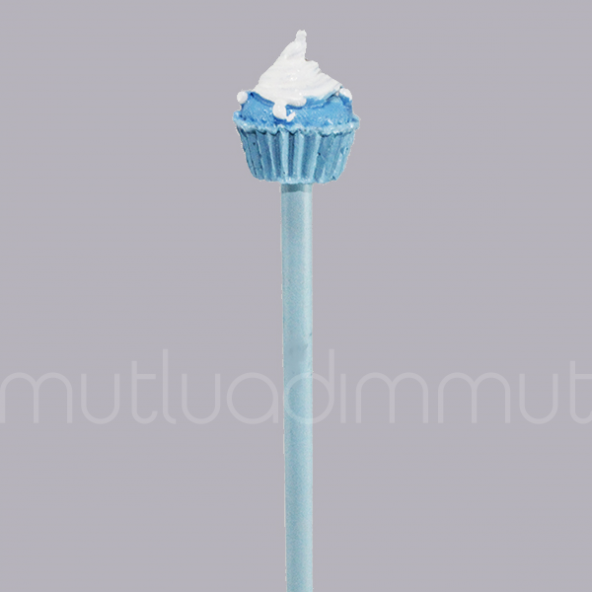 12 Adet Kremalı Cupcake'li Kurşun Kalem ürün görseli 1