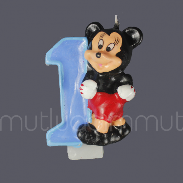 Mickey Mouse 1 Yaş Doğum Günü Mum ürün görseli 1