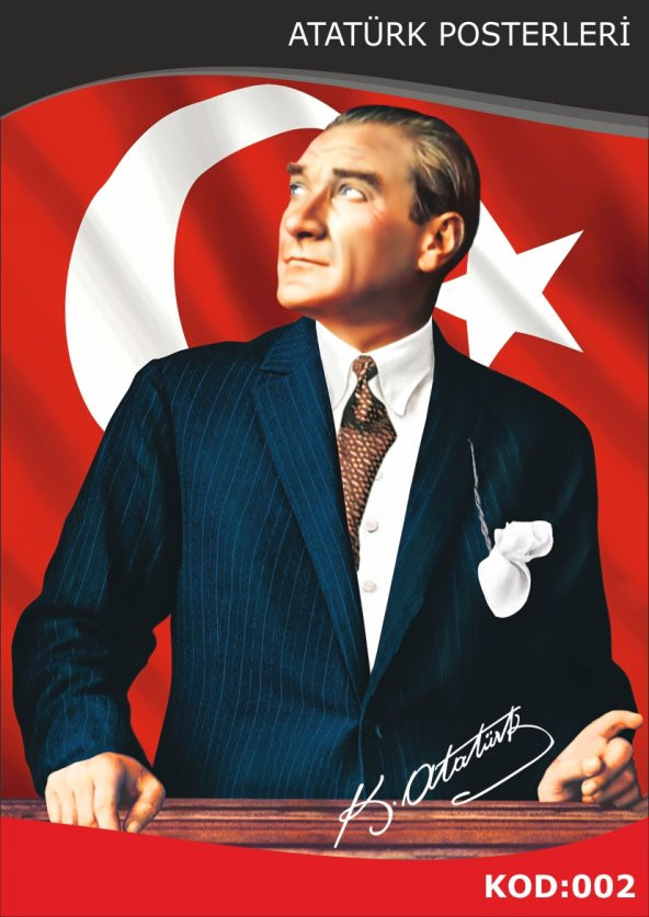 Atatürk Posteri 6x9 Atatürk Resmi ürün görseli 1