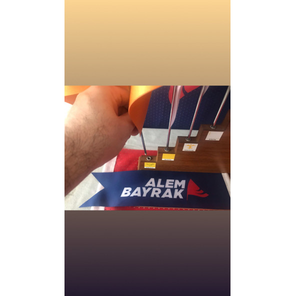 17 Li Türk İmparatarolukları Bayrak Seti - Resim 3