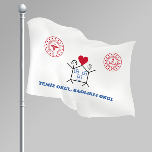 Temiz Okul Flaması 100x150 ürün görseli 1