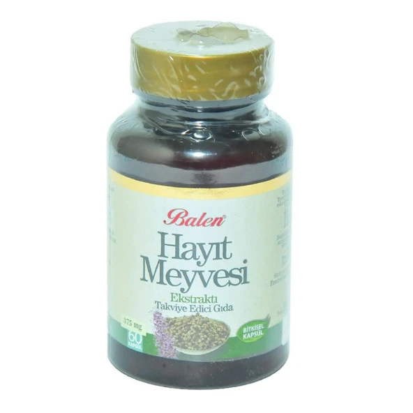 Balen Hayıt Meyvesi Ekstraktı Kapsülü Takviyesi 375mg 60 Kapsül ürün görseli 1