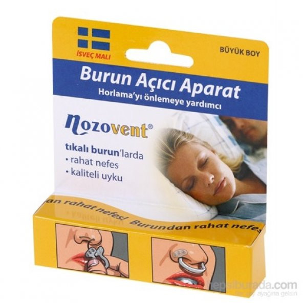 Nozovent Büyük Boy Horlama Önleyici Burun Açıcı Aparat ürün görseli 1