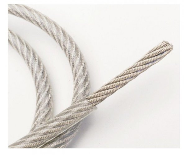Adelinspor 4 mm PVC Kaplı Çelik Halat ( İzoleli,İç 3 mm) 20 m ürün görseli 1