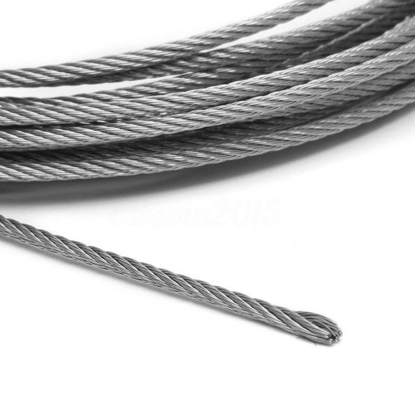 Adelinspor 4 mm Çelik Halat Galvanizli 100  m ürün görseli 1