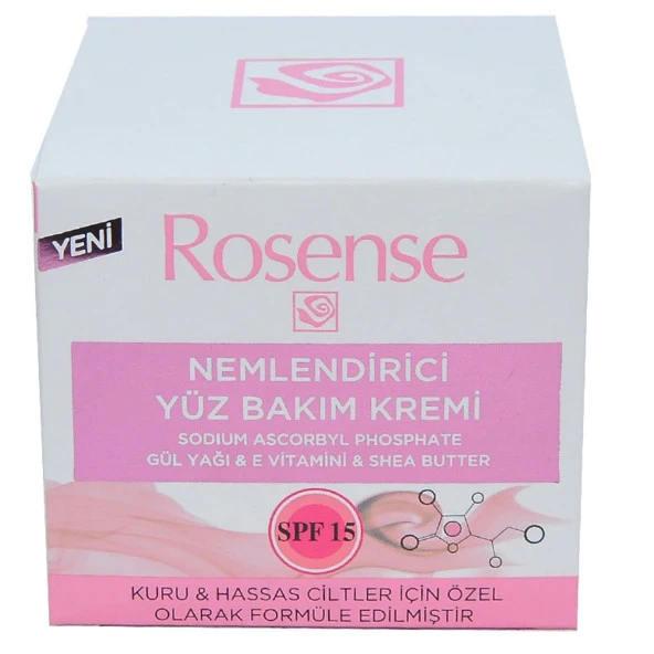 Rosense Nemlendirici Yüz Kremi 50ml - Kuru Hassas Ciltler ürün görseli 1