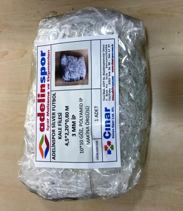 Adelinspor Silver Futbol Kale Filesi 4,0*2,20*0,8 m ürün görseli 1