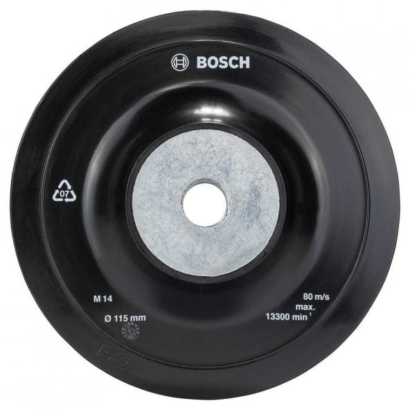 115 Mm M14 Fiber Disk Için Taban 2608601005 ürün görseli 1
