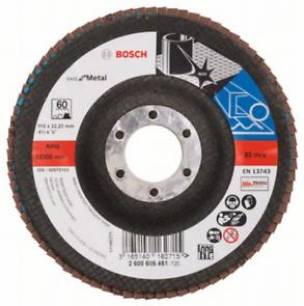 BEST FOR METAL FLAP ZIMPARA DİSKİ115 MM 60 KUM ürün görseli 1