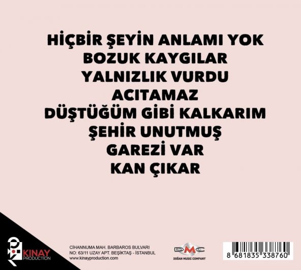 KAHRAMAN DENİZ - 23 (CD) (2016) - Resim 2